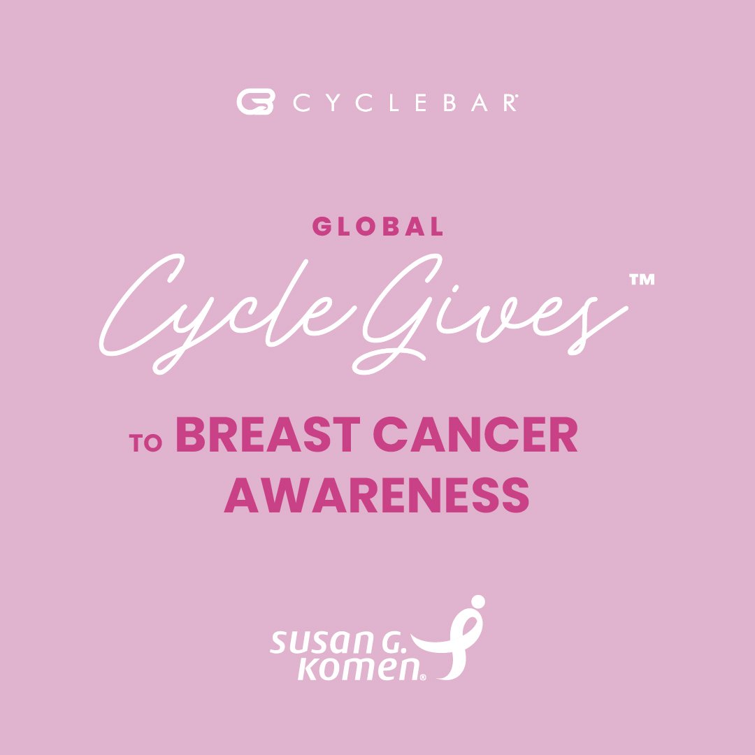 <p>CycleBar Studios Around the World Ride Toward a Cure for Breast Cancer in October</p>